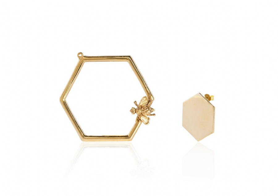 Bee my Home Earring 