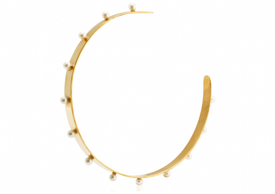 Punk Pearls Bold Chocker