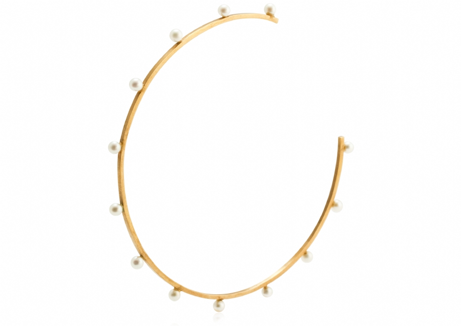 Punk Pearls Thin Chocker
