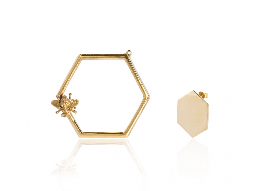 Bee my Home Earring 